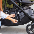 Load image into gallery viewer, Basket access from the Baby Trend Morph Single to Double Modular Stroller