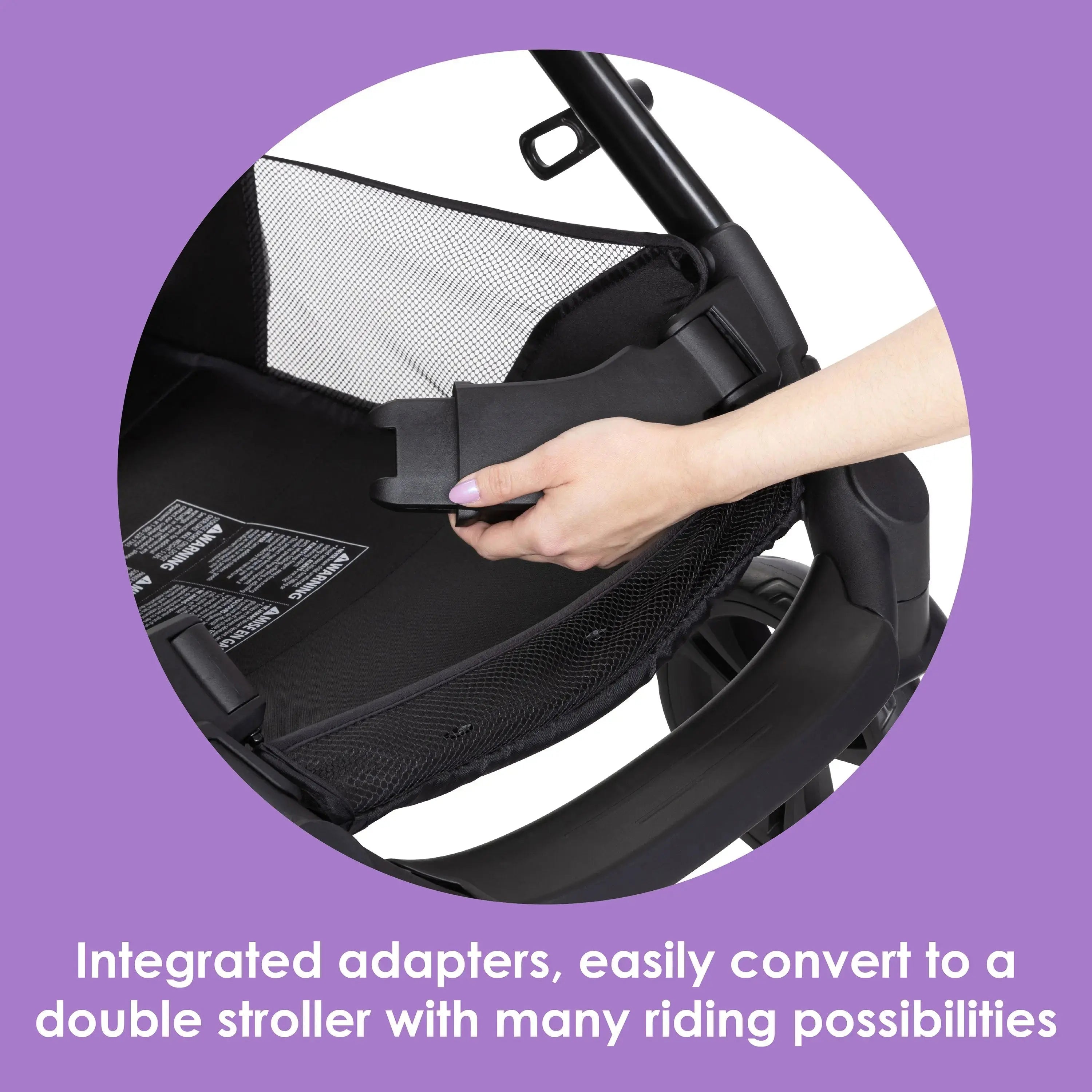 Baby Trend Morph Single to Double Modular Stroller Travel System with ...
