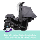 Load image into gallery viewer, Base with recline flip foot and bubble level indicator for the perfect angle of the Baby Trend EZ-Lift PLUS infant car seat