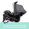 Base with recline flip foot and bubble level indicator for the perfect angle of the Baby Trend EZ-Lift PLUS infant car seat