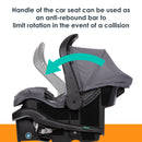 Load image into gallery viewer, Handle of the car seat can be used as an anti-rebound bar to limit rotation in the event of a collision of the Baby Trend EZ-Lift PLUS infant car seat