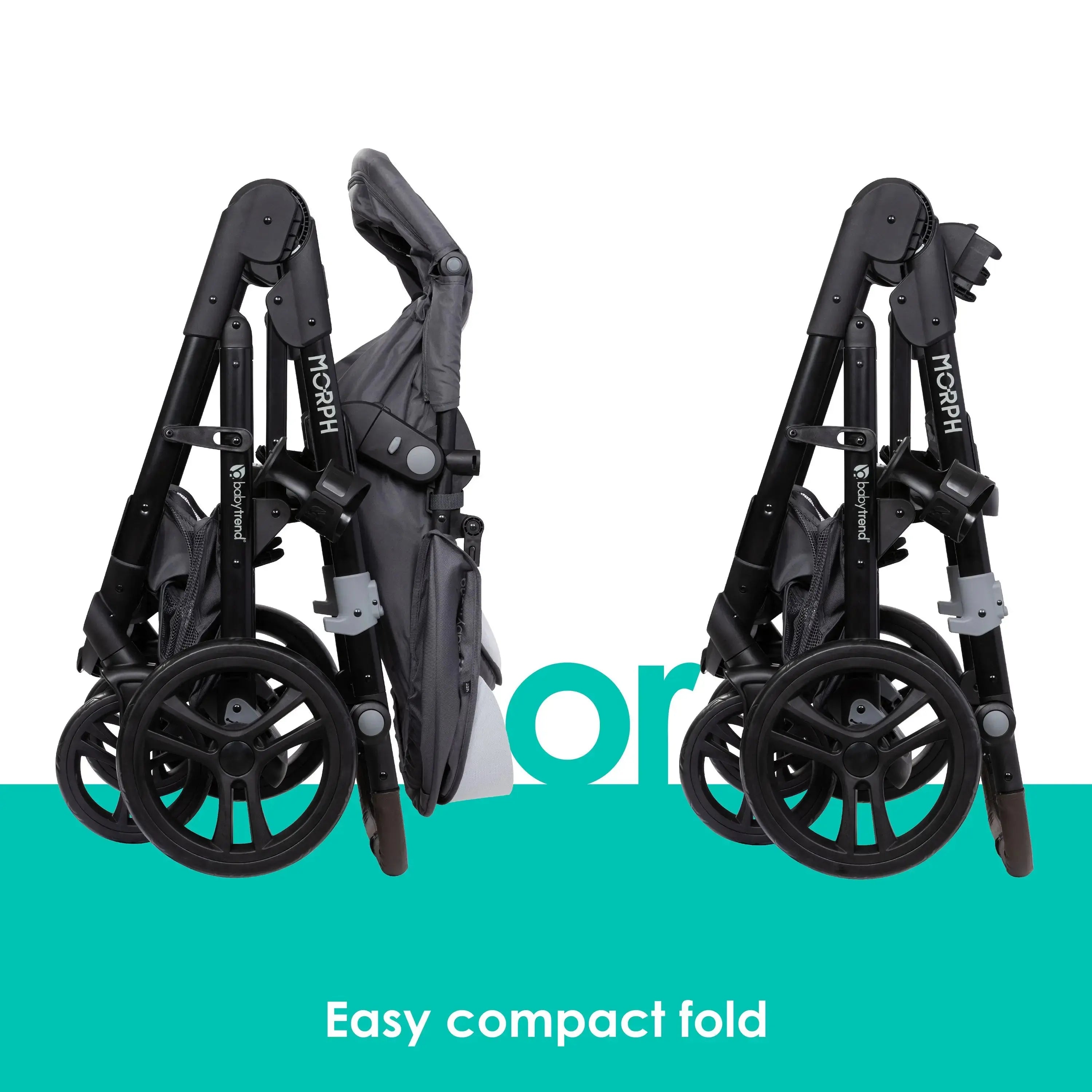 Baby Trend Morph Single to Double Modular Stroller Travel System with ...