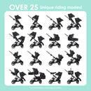 Load image into gallery viewer, Morph Single to Double Modular Stroller Travel System with EZ-Lift PLUS Infant Car Seat - Madrid Tan (Target Exclusive)