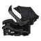 Side view of the Baby Trend EZ-Lift 35 PLUS Infant Car Seat with handle rotated forward as a anti-rebound bar