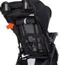 Load image into gallery viewer, Back view of theBaby Trend Passport Seasons All-Terrain Stroller Travel System with the rolled up seat back