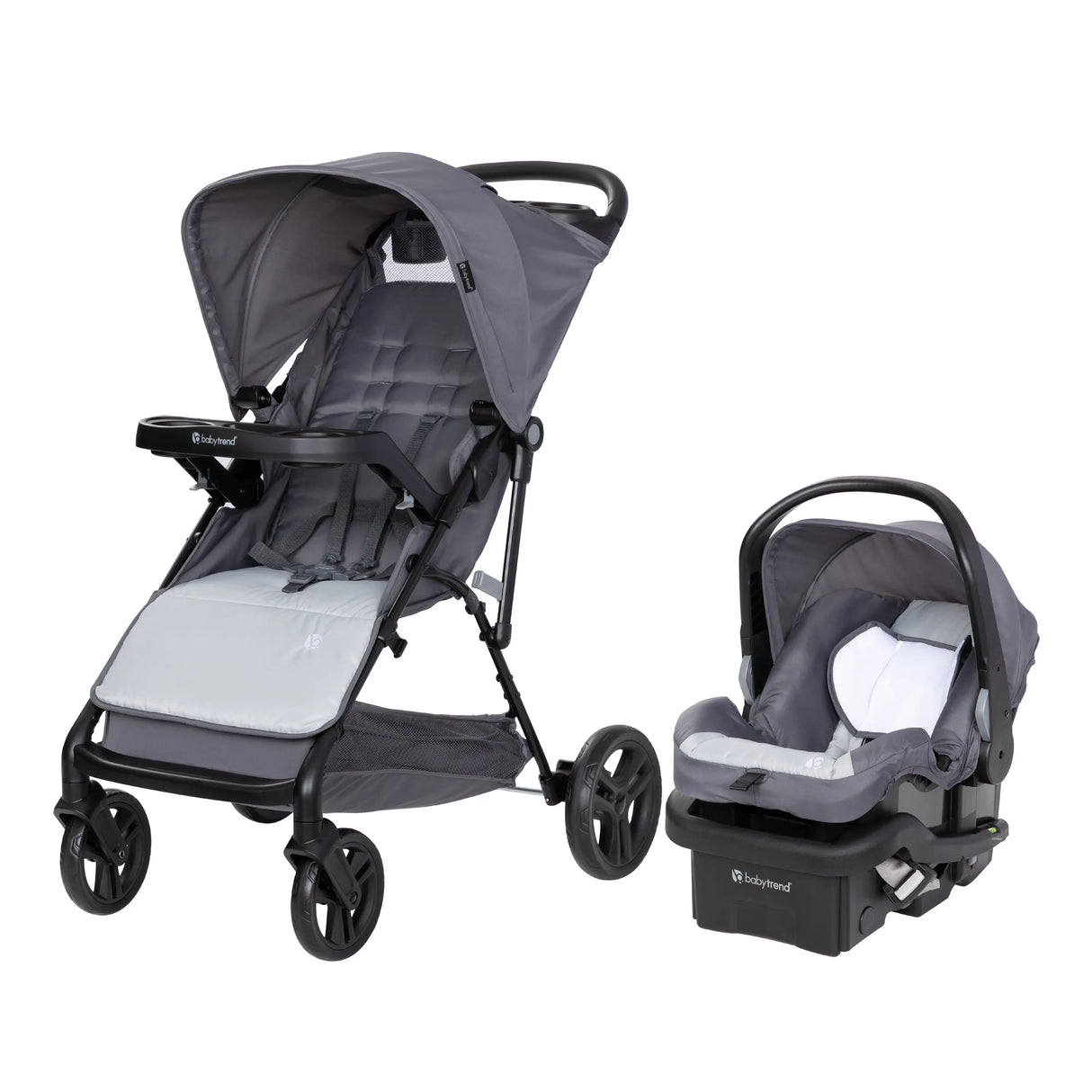 Venture 4-Wheel Stroller Travel System with EZ-Lift™ Infant Car Seat in Desert Grey (Walmart Exclusive)