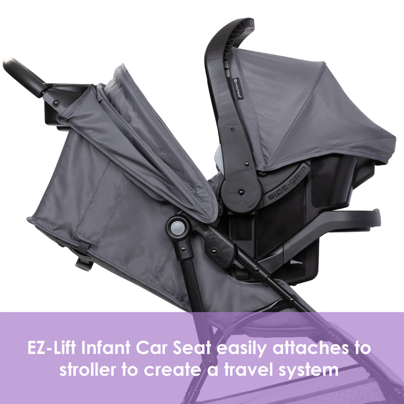 Venture 4-Wheel Stroller Travel System with EZ-Lift™ Infant Car Seat - Desert Grey (Walmart Exclusive)