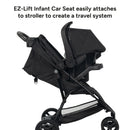 Load image into gallery viewer, Baby Trend Venture 3-Wheel Stroller EZ-Lift Infant Car Seat easily attaches to stroller