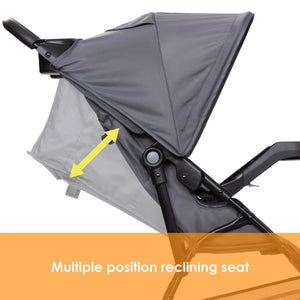 Baby Trend Venture 3-Wheel Stroller multiple position reclining seat