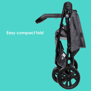Baby Trend Venture 3-Wheel Stroller easy compact fold