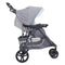 Side view of the Baby Trend Skyline 35 Stroller Travel System with child seat recline