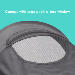Baby Trend EZ Ride SE Stroller canopy with large peek-a-boo window