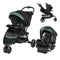 EZ Ride SE Stroller Travel System with Secure-Lift Infant Car Seat