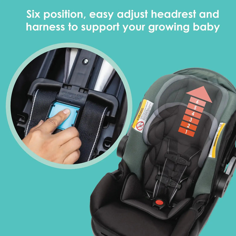 EZ Ride SE Stroller Travel System with Secure-Lift Infant Car Seat