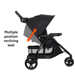 EZ Ride DLX Stroller Travel System with EZ-Lift PLUS Infant Car Seat in Dash Midnight