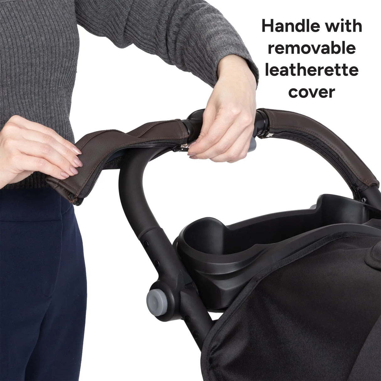 EZ Ride DLX Stroller Travel System with EZ-Lift PLUS Infant Car Seat in Dash Midnight