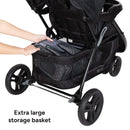 Load image into gallery viewer, EZ Ride DLX Stroller Travel System with EZ-Lift PLUS Infant Car Seat in Dash Midnight (Meijer Exclusive)