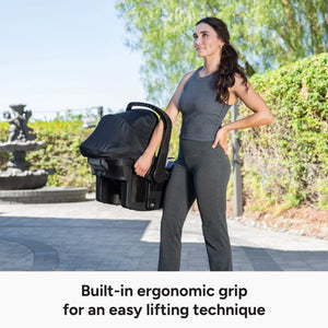EZ Ride DLX Stroller Travel System with EZ-Lift PLUS Infant Car Seat in Dash Midnight