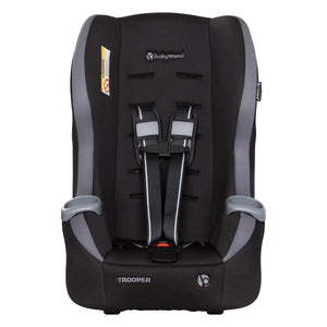 Front view of the Baby Trend Trooper Convertible Car Seat without seat pads attached