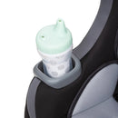 Load image into gallery viewer, A baby sipper bottle in the cup holder of the Baby Trend Trooper Convertible Car Seat