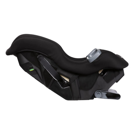 Side view recline rear facing of the Baby Trend Trooper Convertible Car Seat