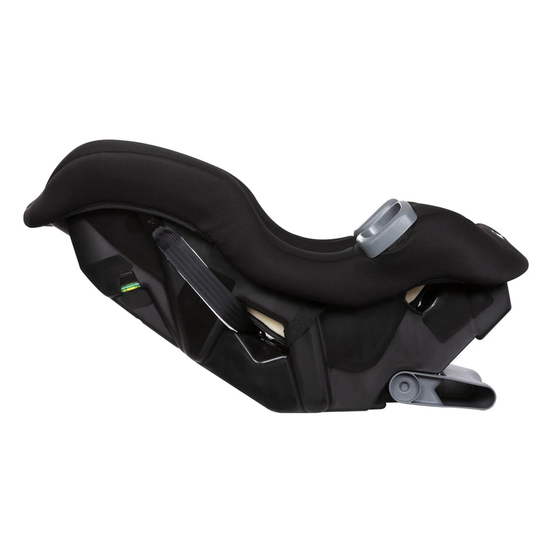 Side view recline rear facing of the Baby Trend Trooper Convertible Car Seat
