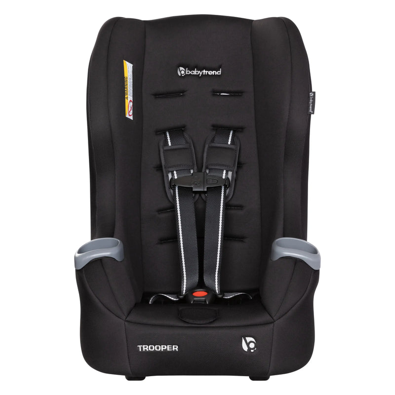Front view of toddler mode from the Baby Trend Trooper Convertible Car Seat