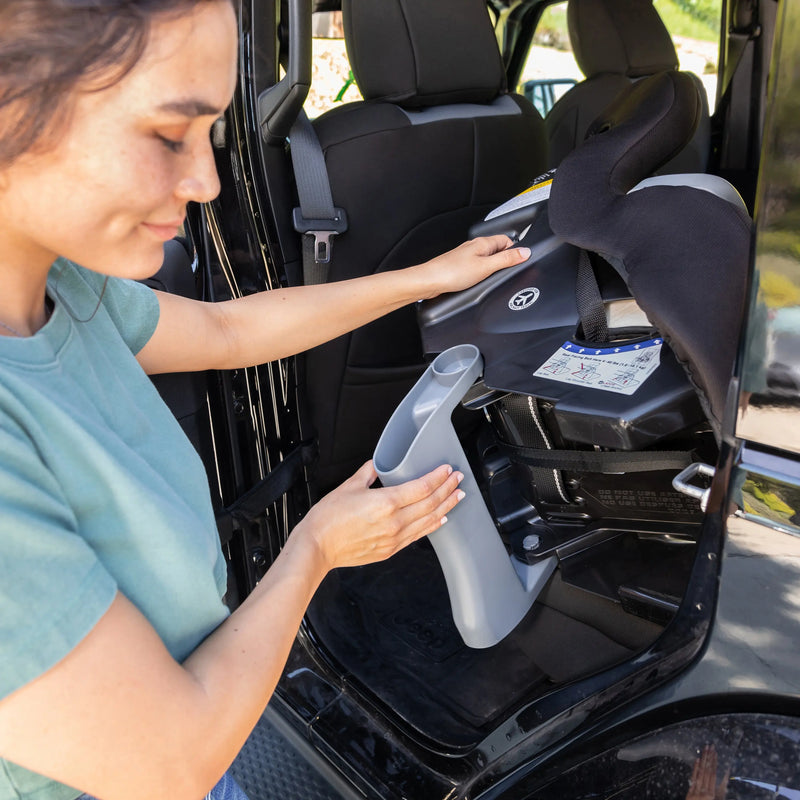 Flip foot for better angle on the Baby Trend Trooper Convertible Car Seat