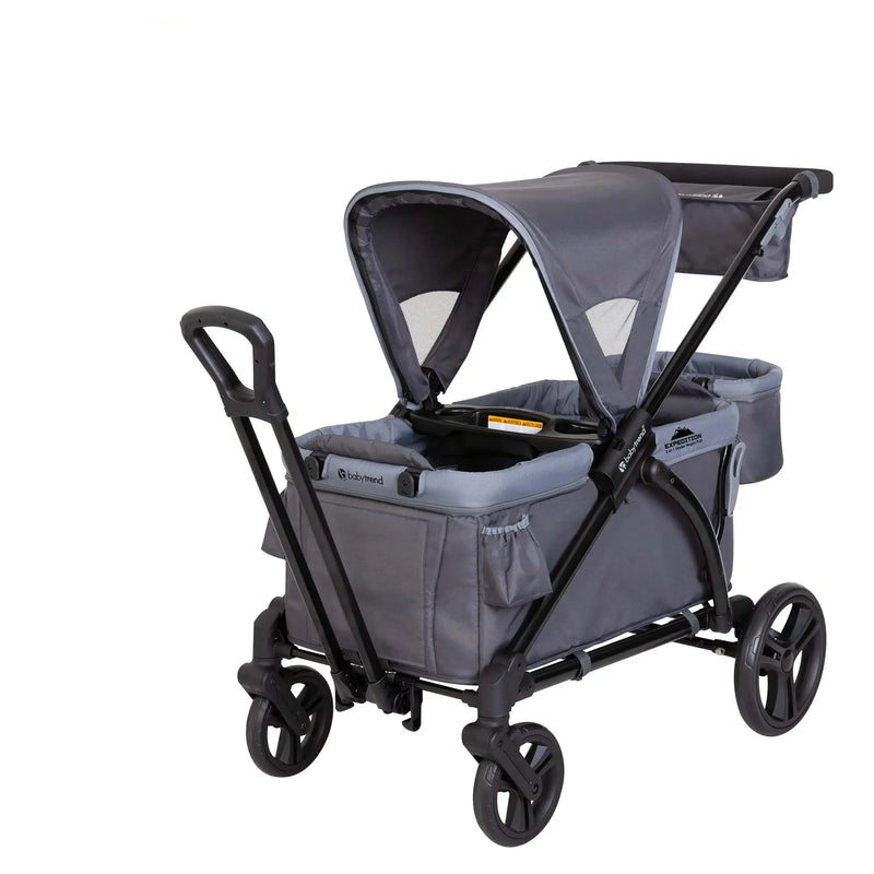 Baby Trend Expedition 2-in-1 Stroller Wagon PLUS Double Stroller With Universal Infant Car Seat Adapter