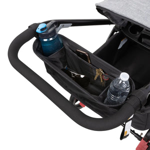 Top view of the parents soft compartment from the Baby Trend Expedition 2-in-1 Stroller Wagon