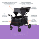 Load image into gallery viewer, Highlights of the Baby Trend Expedition LTE 2-in-1 Stroller Wagon