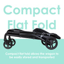 Load image into gallery viewer, Compact flat fold allows the wagon to be easily stored and transported of the Baby Trend Expedition LTE 2-in-1 Stroller Wagon