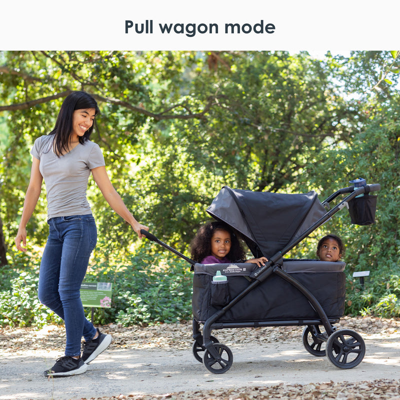 Pull wagon mode of the Baby Trend Expedition LTE 2-in-1 Stroller Wagon