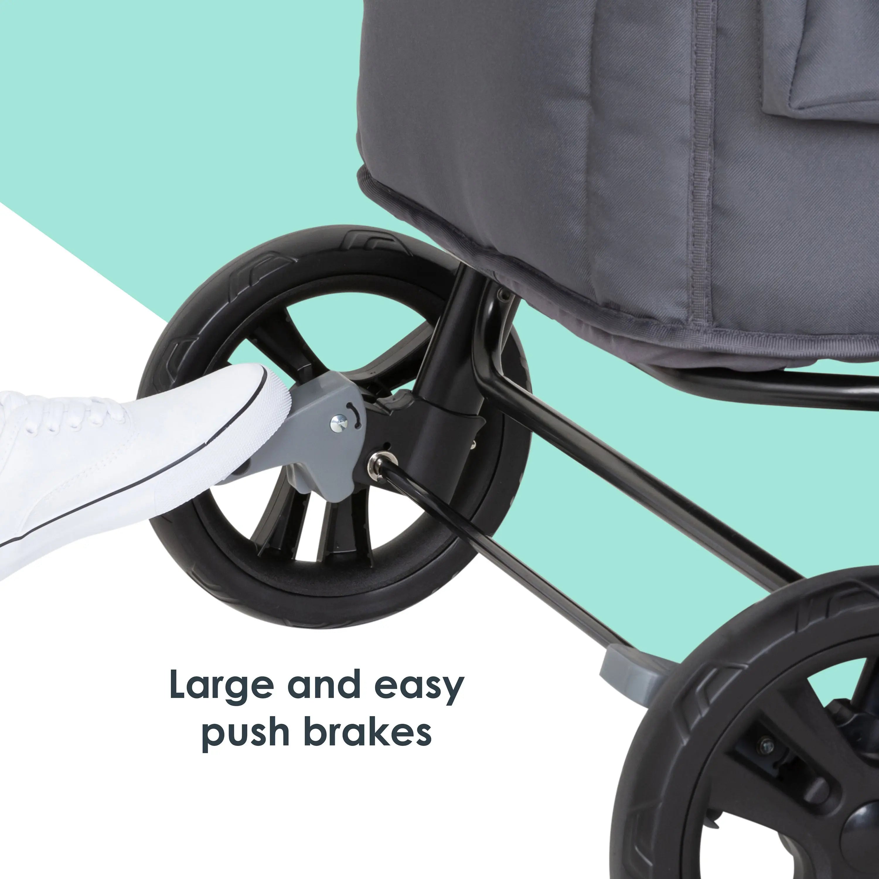 Baby Trend Expedition LTE 2-in-1 Stroller Wagon in Gravity Black