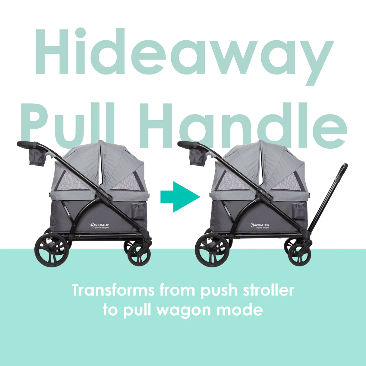 Navigator® 2-in-1 Stroller Wagon in Madrid Grey (Target Exclusive)