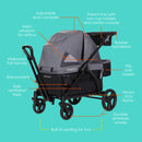 Load image into gallery viewer, Navigator® PRO 2-in-1 Stroller Wagon