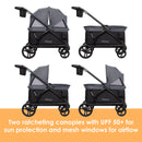 Load image into gallery viewer, Baby Trend Navigator® 2-in-1 Stroller Wagon | 2 Built-In Seats with Adjustable Dual Canopies