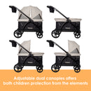 Load image into gallery viewer, Navigator® 2-in-1 Stroller Wagon - Desert Tan (Walmart Exclusive)