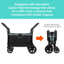 Load image into gallery viewer, Quest PLUS 3-in-1 Stroller Wagon- Madrid Green (Target Exclusive)