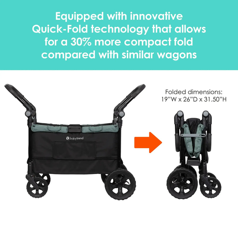 Quest PLUS 3-in-1 Stroller Wagon in Madrid Green (Target Exclusive)