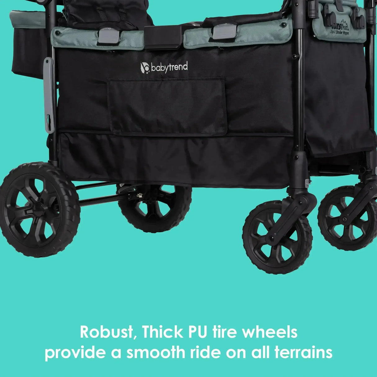 Quest PLUS 3-in-1 Stroller Wagon in Madrid Green (Walmart Canada)