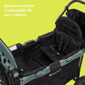 Quest PLUS 3-in-1 Stroller Wagon in Madrid Green (Walmart Canada)