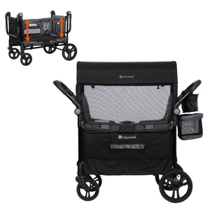 Baby Trend Quest 3-in-1 Stroller Wagon in Desert Black