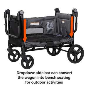 Quest 3-in-1 Stroller Wagon in Desert Black (Walmart Exclusive)