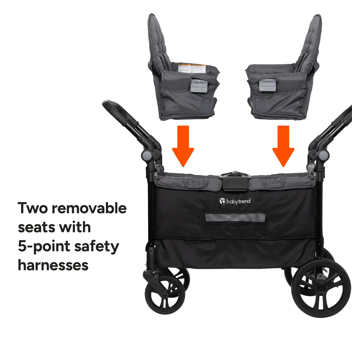 Quest 3-in-1 Stroller Wagon in Desert Black (Walmart Exclusive)