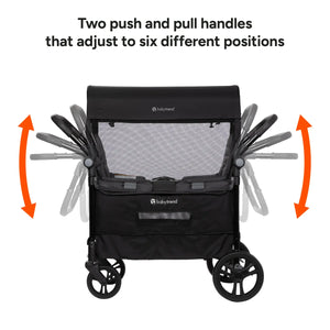 Quest 3-in-1 Stroller Wagon in Desert Black (Walmart Exclusive)