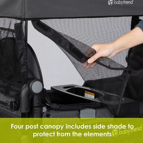 Baby Trend Quest 3-in-1 Stroller Wagon with four post canopy
