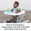Load image into gallery viewer, Dine and snack space with large walker tray from the Smart Steps by Baby Trend Dine N’ Play 3-in-1 Feeding Walker