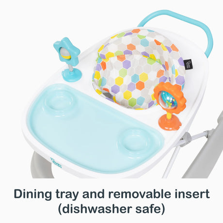 Dining tray and removable insert on the Smart Steps by Baby Trend Dine N’ Play 3-in-1 Feeding Walker