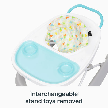 Interchangeable stand toys removed of the Smart Steps Dine N’ Play 3-in-1 Feeding Walker